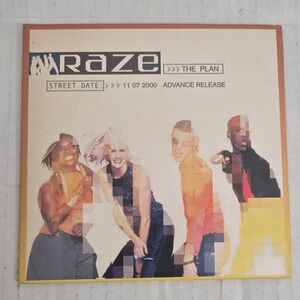 Raze The Plan 2000 Promo CD Advance Release ForeFront VTG Christian Dance Pop